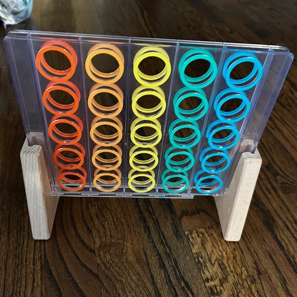 Lovevery (The Helper Play Kit) Drop & Match Dot Catcher Complete - Picture 3 of 3